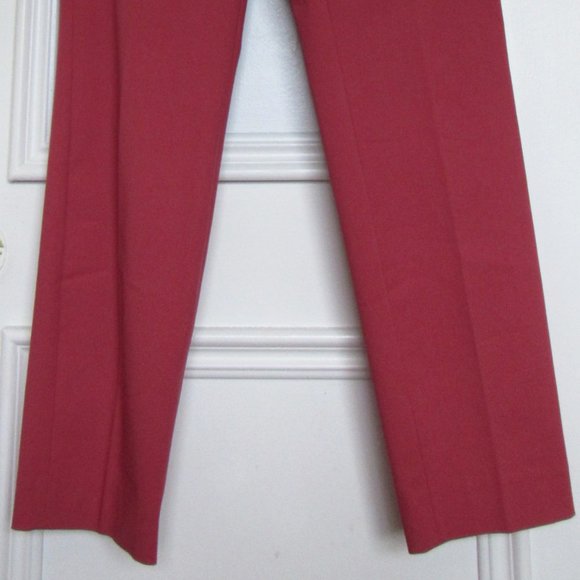 NEW Women's Massimo Dutti COTTON Blend Pants size 4 Eu 36, salmon color - Picture 6 of 7